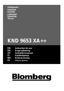 Manual Blomberg KND 9653 X Fridge-Freezer