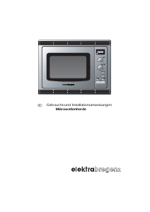 Bedienungsanleitung Elektra Bregenz MWE 5217 XN Mikrowelle