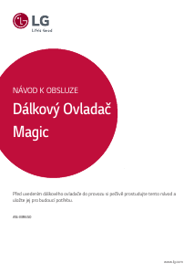 Manuál LG AN-MR650 Magic Dálkový ovladač