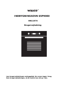 Brugsanvisning Wasco 65P90E0 Ovn