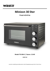 Brugsanvisning Wasco TO-30A-2 Ovn