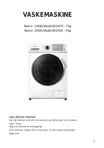Brugsanvisning Wasco AD1419C Vaskemaskine