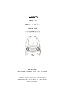 Brugsanvisning Wasco VCB32A11S Støvsuger