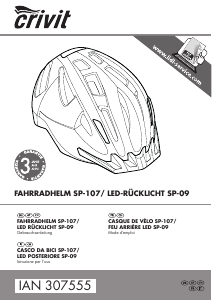 Manuale Crivit IAN 307555 Casco da bici