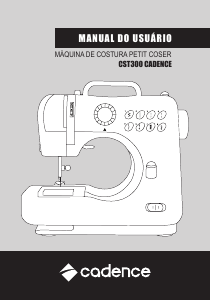 Manual Cadence CST300 Máquina de costura