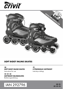 Bedienungsanleitung Crivit IAN 292796 Inline skates