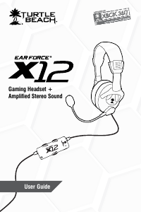 Handleiding Turtle Beach Ear Force X12 Headset