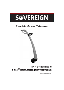 Bruksanvisning Sovereign N1F-GT-220-C Grästrimmer