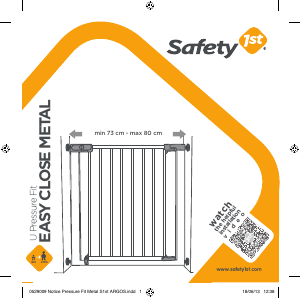 説明書 Safety1st Easy Close Metal ベビーゲート