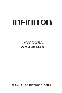 Manual Infiniton WM-IN81420 Máquina de lavar roupa
