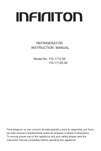 Manual Infiniton FG-1712.55 Refrigerator