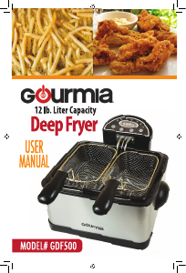 Manual Gourmia GDF500 Deep Fryer