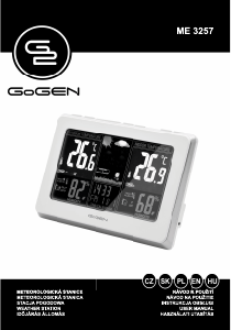 Manual GoGEN ME 3257 Weather Station