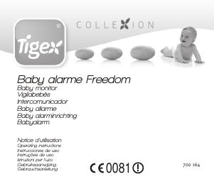 Mode d’emploi Tigex Freedom Ecoute-bébé