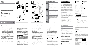 Manual de uso Crivit IAN 314568 Faro bicicleta