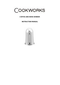 Handleiding Cookworks PCML-2012 Koffiemolen