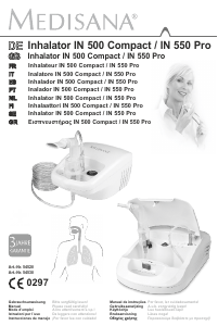 Bedienungsanleitung Medisana IN 550 Pro Inhalator