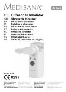 Handleiding Medisana IN 525 Inhalator