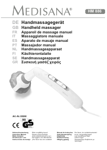 Mode d’emploi Medisana HM 886 Appareil de massage