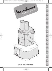 Handleiding Moulinex FP657G Masterchef 8000 Keukenmachine