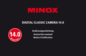 Mode d’emploi MINOX DCC 14.0 Appareil photo numérique