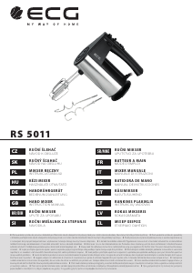 Instrukcja ECG RS 5011 Mikser ręczny