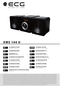 Manuál ECG XMS 144 U Stereo souprava