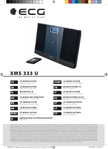 Manuál ECG XMS 333 U Stereo souprava