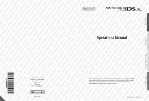 Bruksanvisning Nintendo 3DS XL