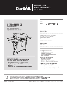 Mode d’emploi Char-Broil 463373019 Barbecue