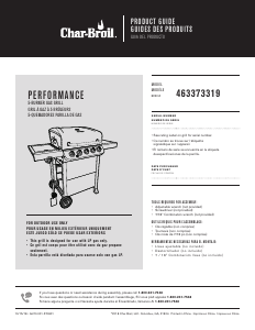 Mode d’emploi Char-Broil 463373319 Barbecue