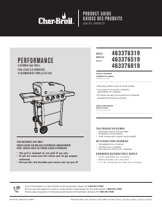 Mode d’emploi Char-Broil 463376319 Barbecue