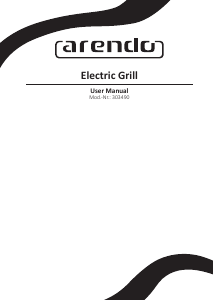 Handleiding Arendo 30349 Contactgrill