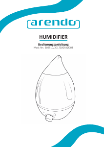 Manual de uso Arendo 30251 Humidificador