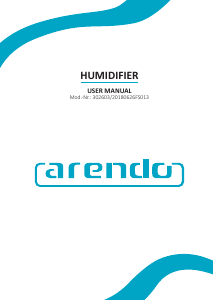 Manual Arendo 302603 Humidifier