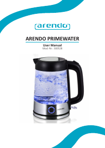 Manual de uso Arendo 300528 Primewater Hervidor