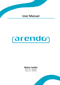 Manual de uso Arendo 303066 Hervidor