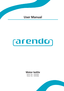 Handleiding Arendo 303066 Waterkoker