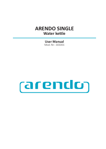 Handleiding Arendo 303001 Waterkoker