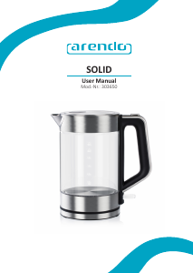 Manual Arendo 30365 Solid Kettle