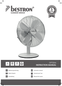 Mode d’emploi Bestron DFT35M Ventilateur