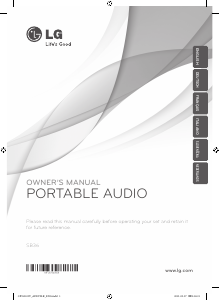 Handleiding LG SB36 Stereoset