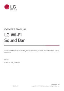 Manual LG SL9YG Speaker