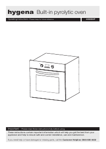 Manual Hygena AE6BSMP Oven