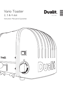 Bruksanvisning Dualit Vario 2 Brödrost