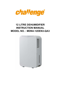 Handleiding Challenge MDN4-12DEN3-QA3 Luchtontvochtiger