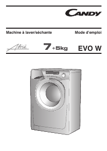Mode d’emploi Candy EVOW 4753DS-47 Lave-linge séchant