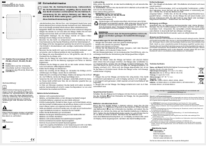 Manual de uso Medisana PS 436 Báscula