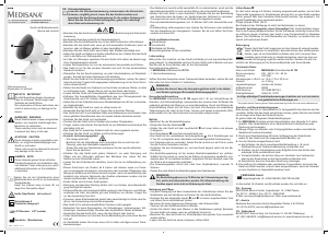 Handleiding Medisana IR 100 Infraroodlamp