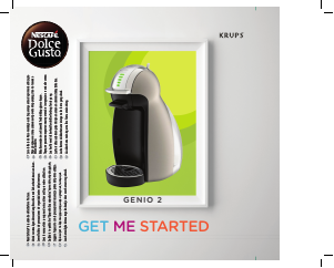 Mode d’emploi Krups KP160T31 Nescafe Dolce Gusto Genio 2 Machine à expresso